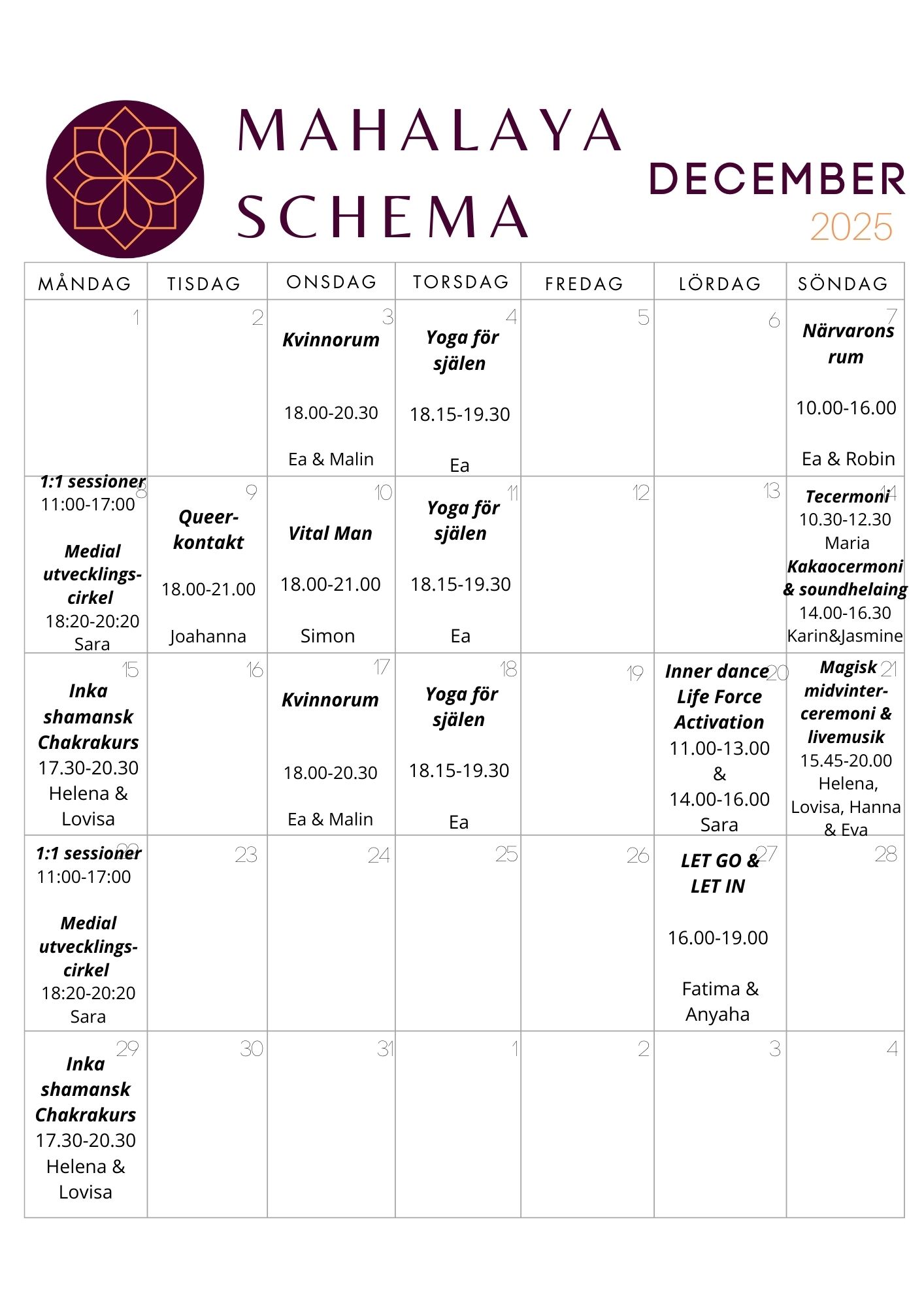 Mahalaya schema