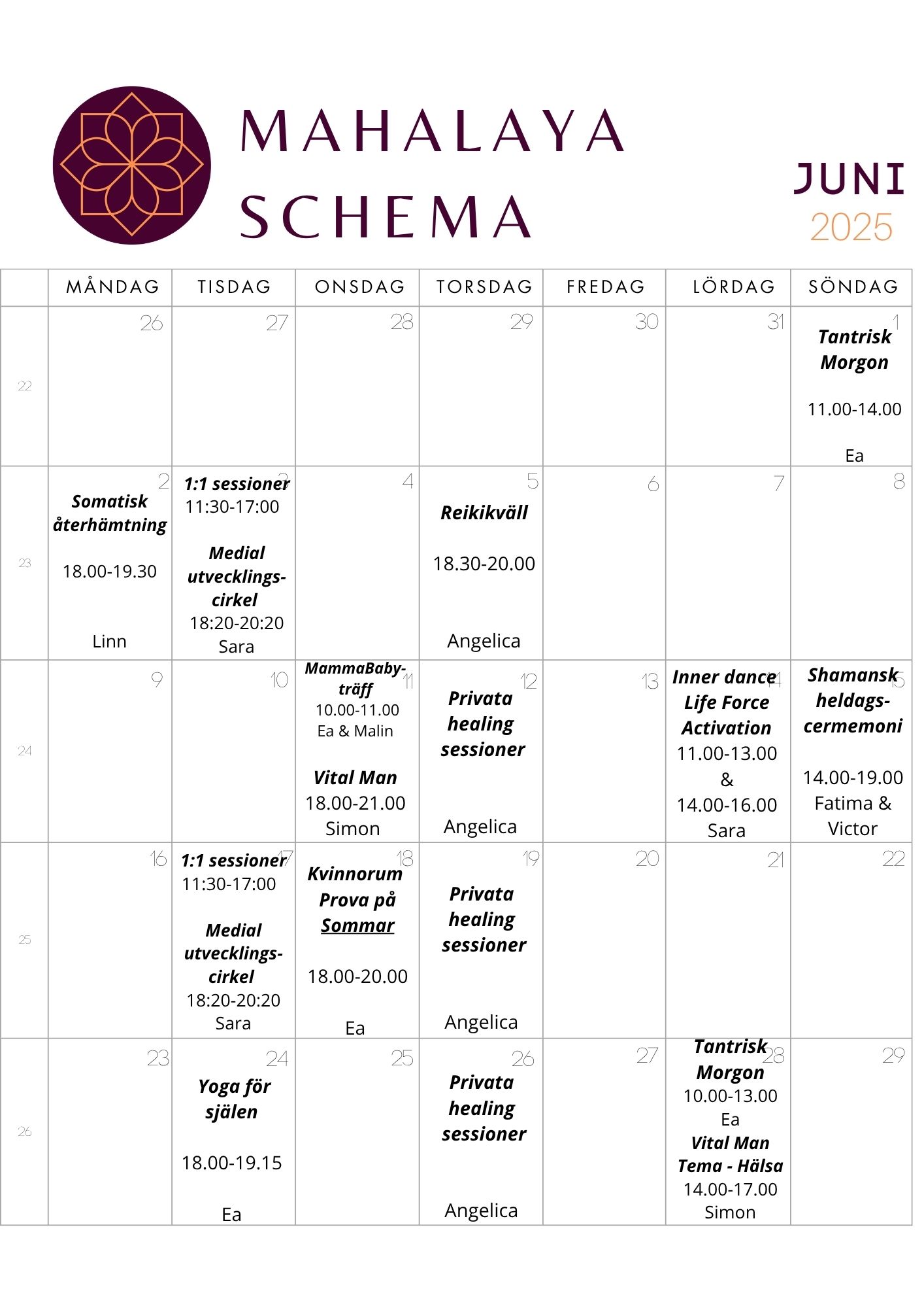 Mahalaya schema