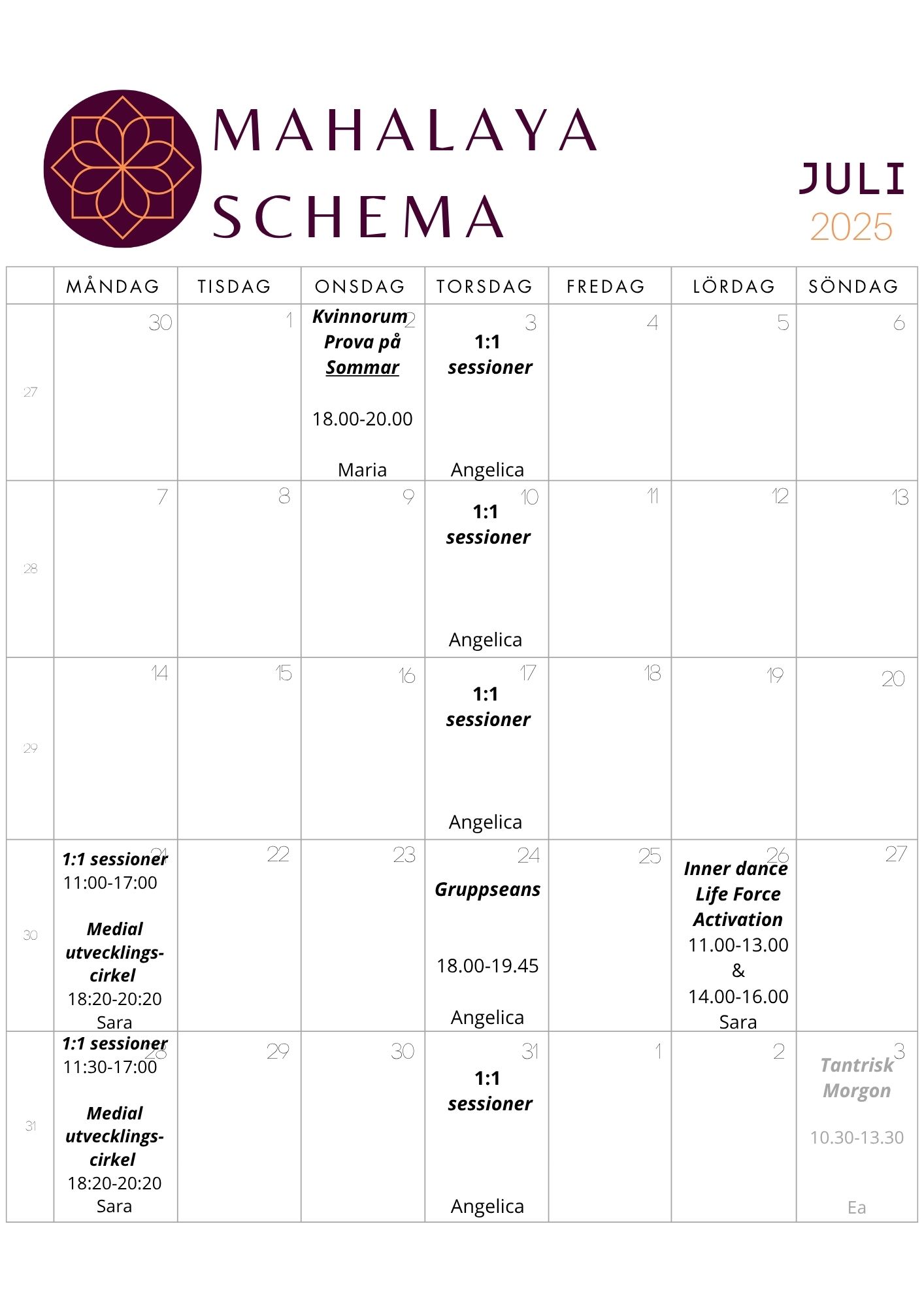 Mahalaya schema